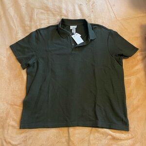 Men's Dark Green Polo Shirt